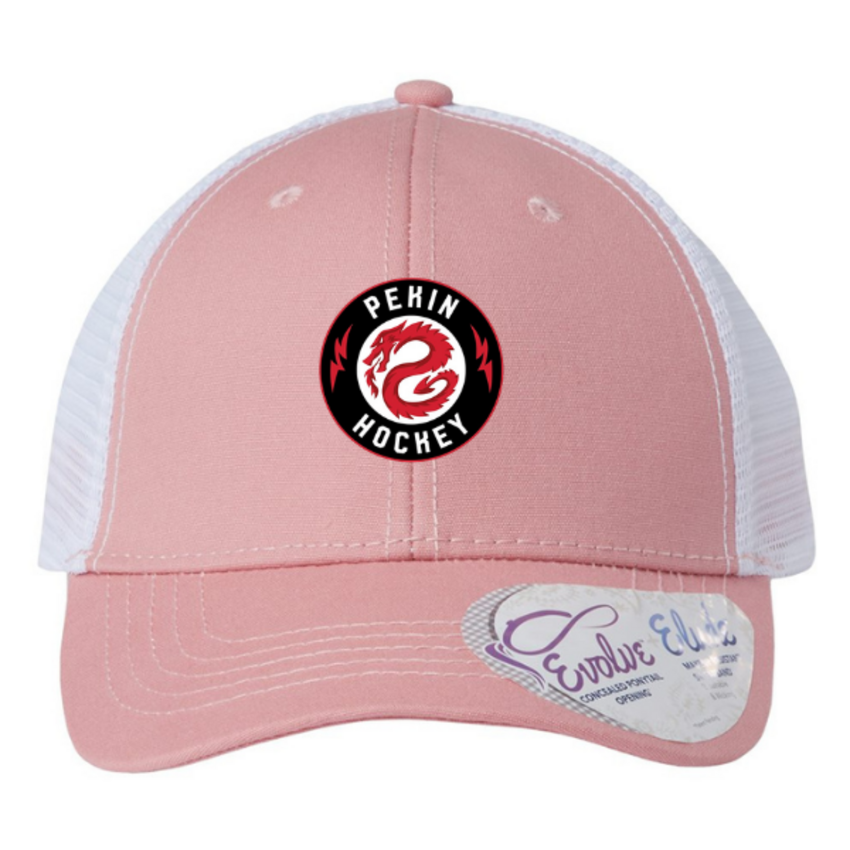 Infinity Her Pekin Women's Modern Trucker Cap (PINK)