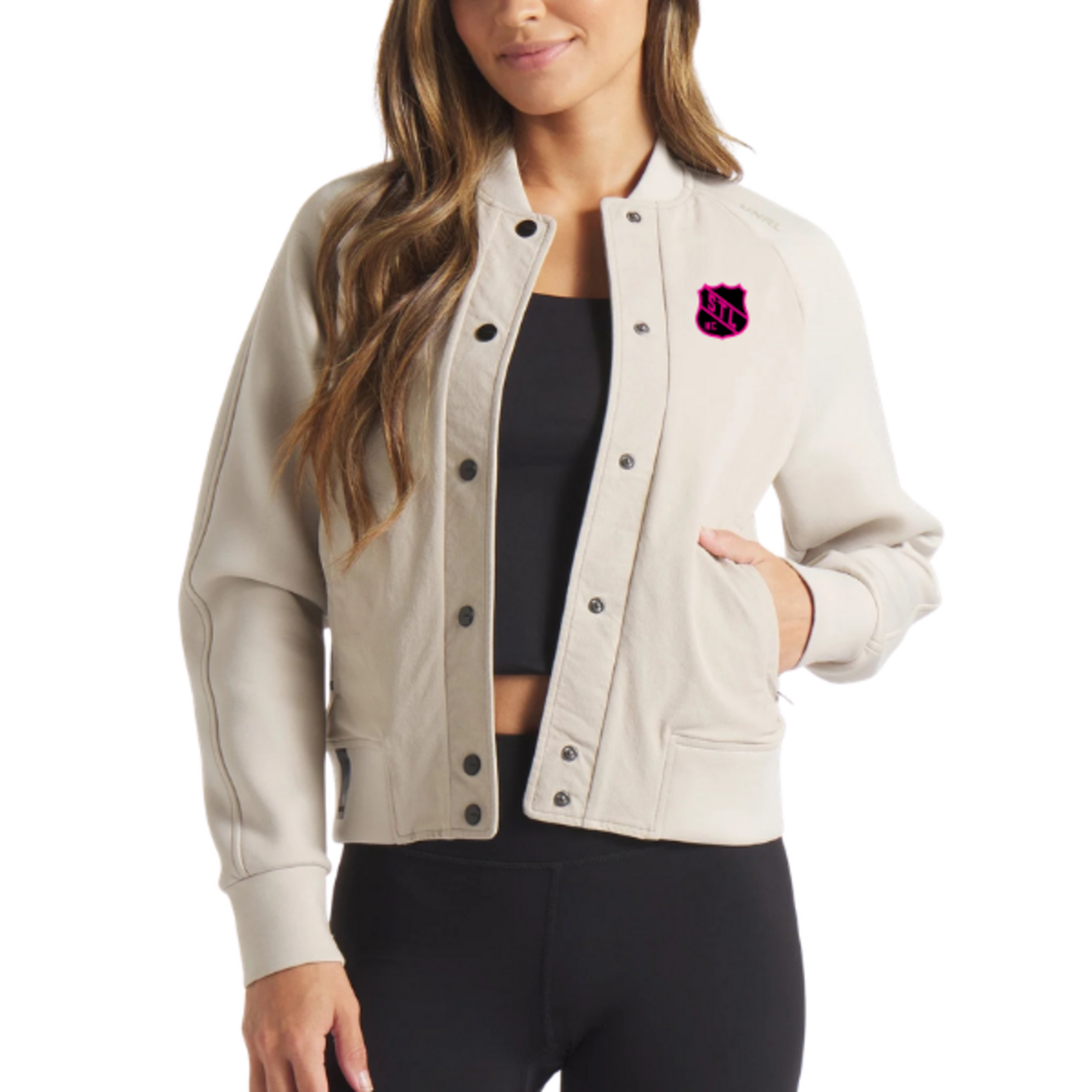 UNRL Hockey Club Girls UNRL Jetset Bomber Jacket (WOMENS) Coconut