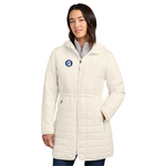 The North Face AAA Blues Women’s Iron Drift Quilted Hooded Parka (WHITE DUNE)