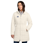 The North Face Sting Women’s Iron Drift Quilted Hooded Parka (WHITE DUNE)