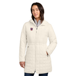 The North Face Rockets Women’s Iron Drift Quilted Hooded Parka (WHITE DUNE)