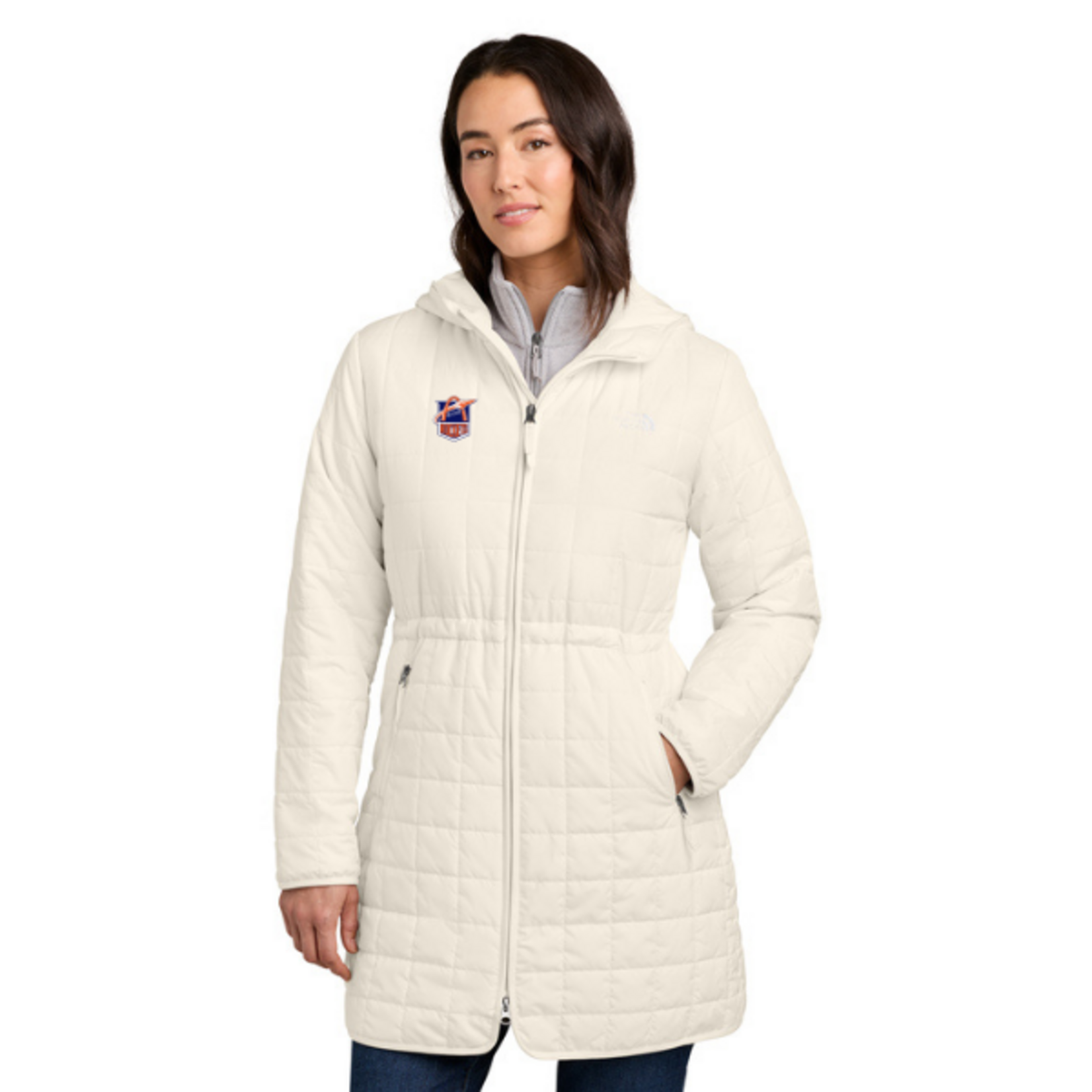 The North Face Rockets Women’s Iron Drift Quilted Hooded Parka (WHITE DUNE)
