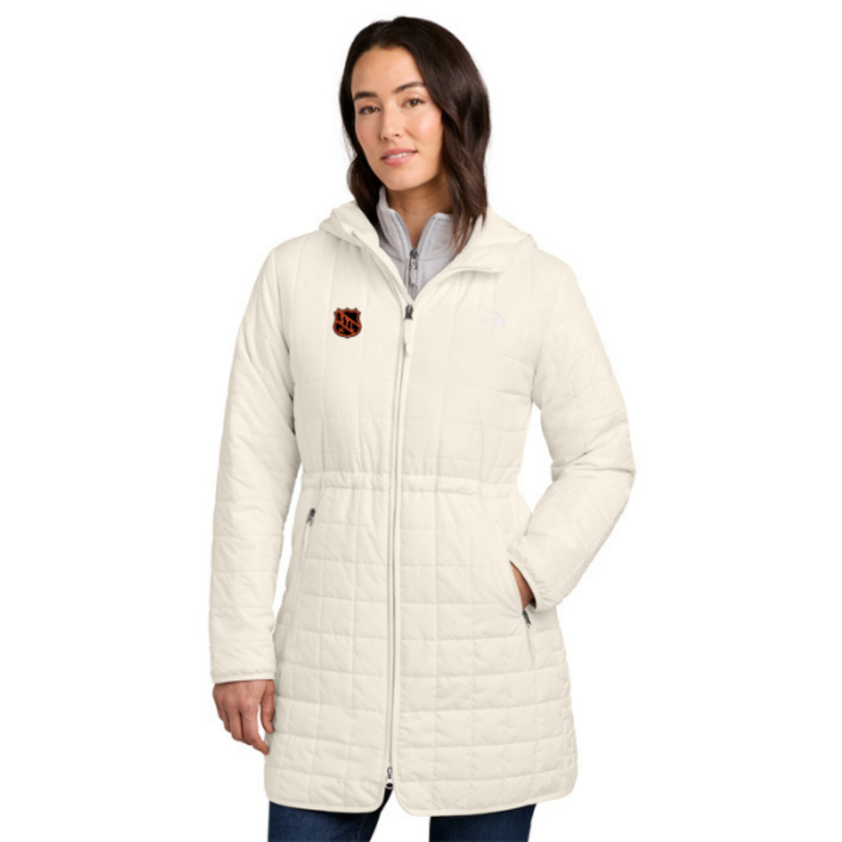 The North Face Hockey Club Women’s Iron Drift Quilted Hooded Parka (WHITE DUNE)