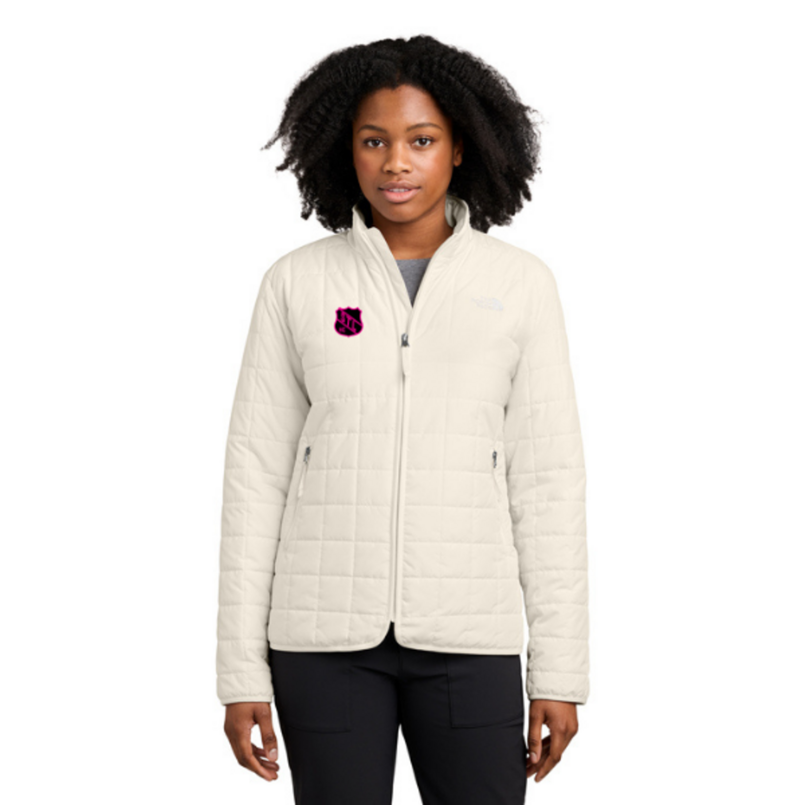 The North Face Hockey Club Girls Women’s Iron Drift Quilted Jacket (WHITE DUNE)