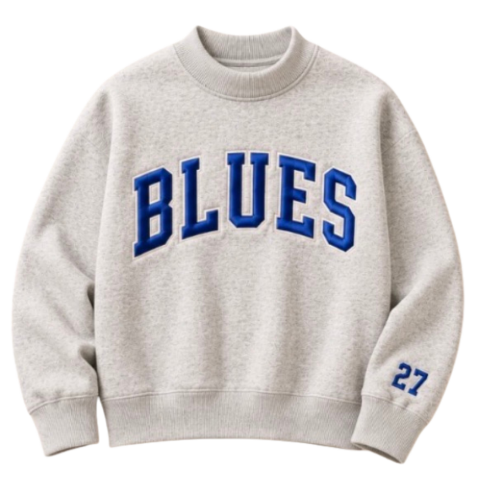 Locked In AAA Blues Varsity Mock Neck (WOMENS)