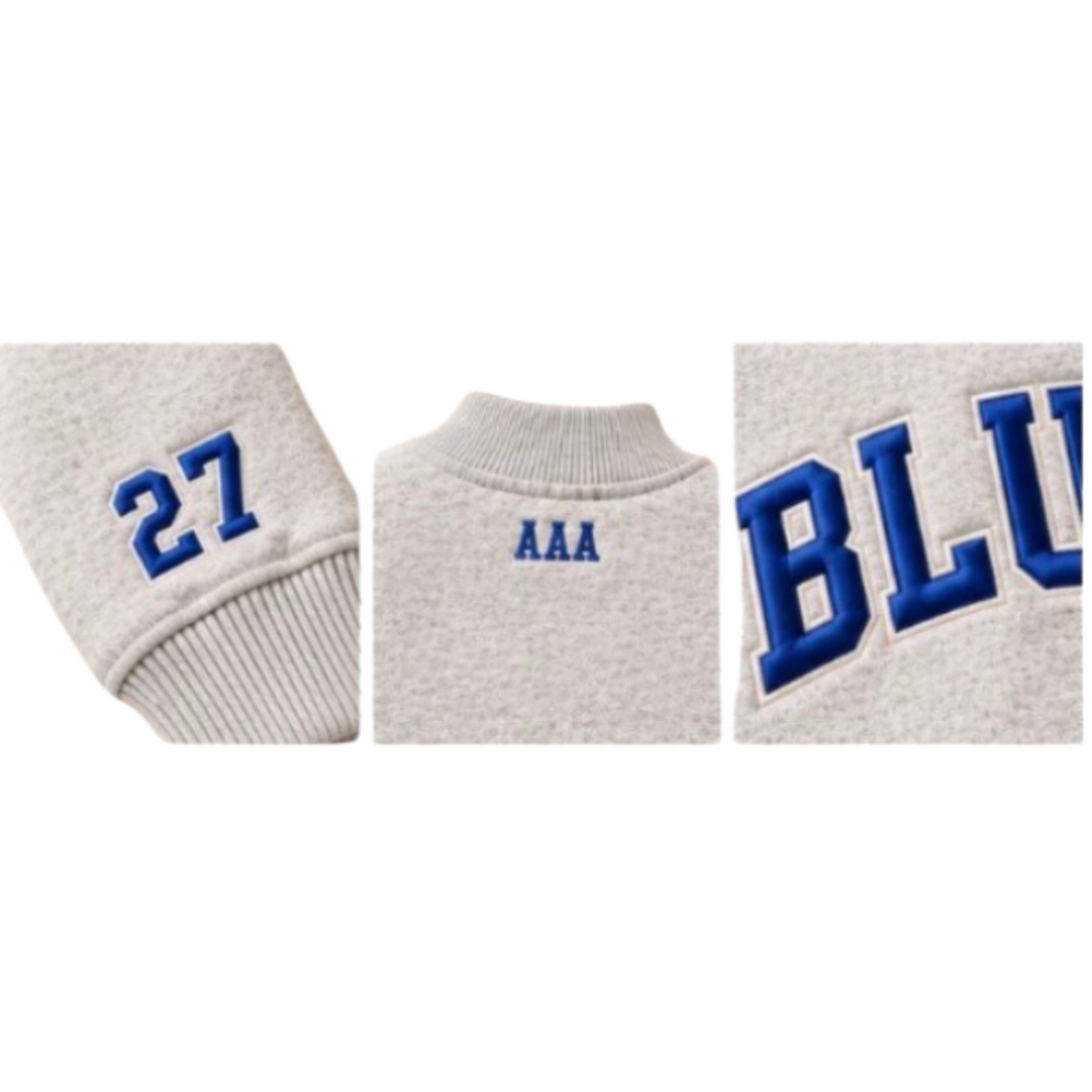 Locked In AAA Blues Varsity Mock Neck (WOMENS)