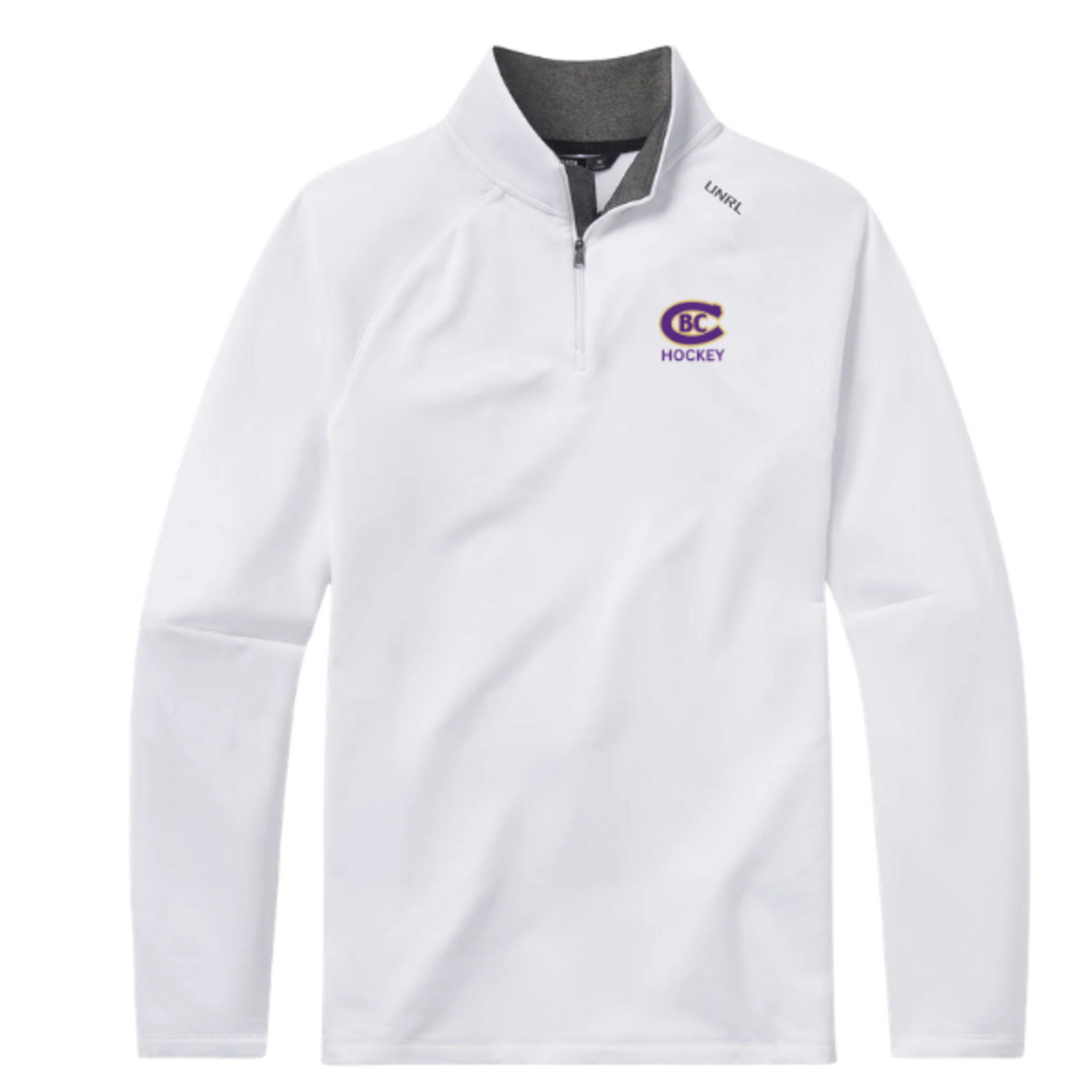 UNRL CBC UNRL Interlock 1/4 Zip (WHITE) SENIOR