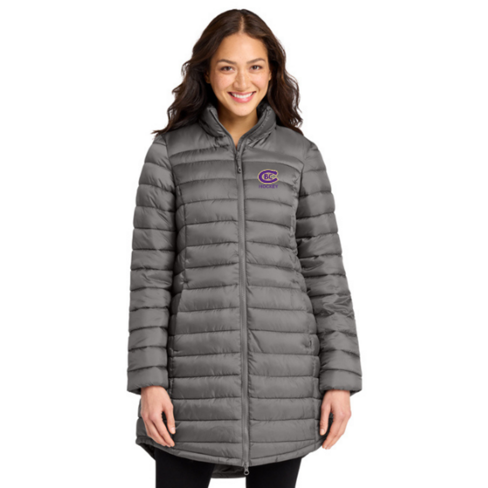 CBC Horizon Puffy Long Jacket (WOMENS) Grey