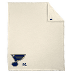 AAA Blues Cozy Blanket (Marshmellow)