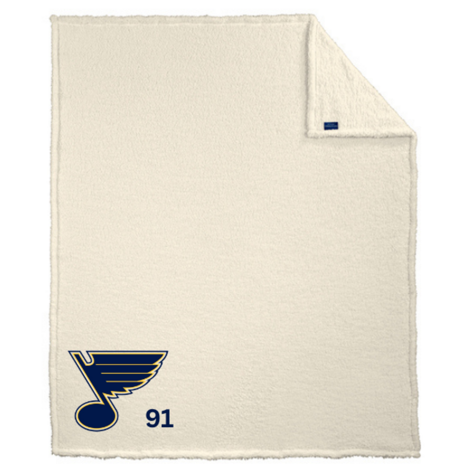 AAA Blues Cozy Blanket (Marshmellow)