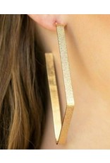 BELL'S BOUTIQUE Way Over the Edge Gold Earring