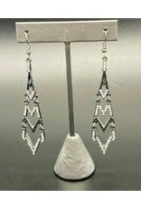 BELL'S BOUTIQUE Electric Shimmer Black Earrings