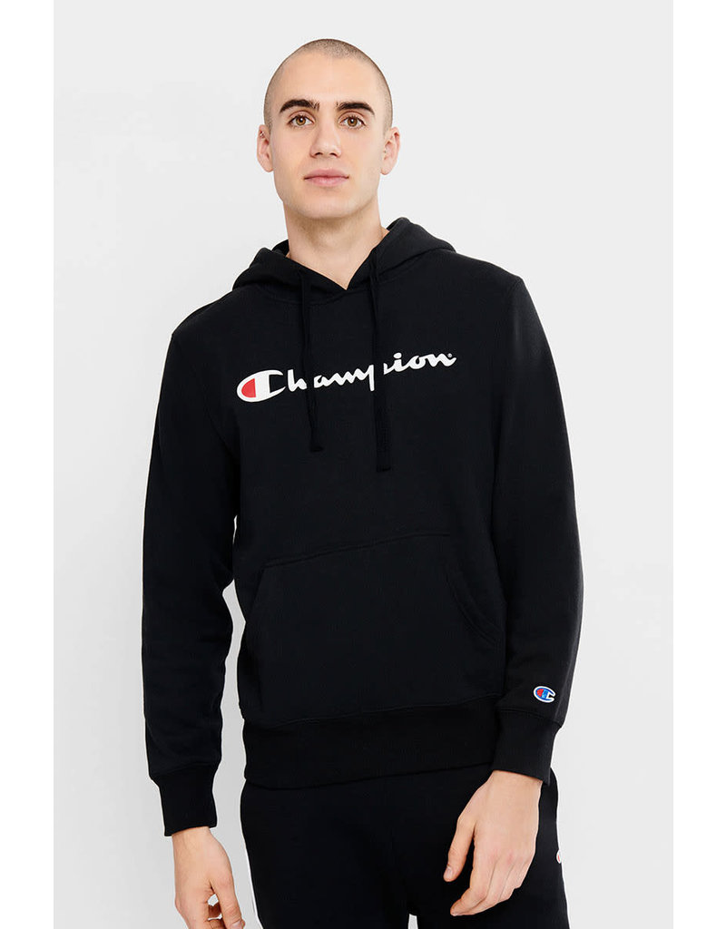 CHAMPION HOODIE CHAMPION MENS SCRIPT BLACK