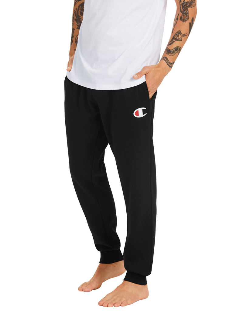 CHAMPION TRACKPANTS CHAMPION MENS LOGO BLACK