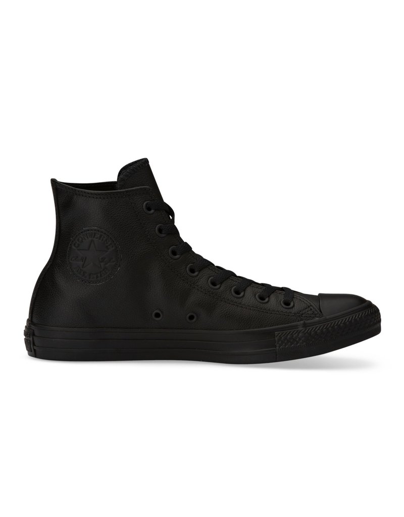 CONVERSE CONVERSE CHUCK TAYLOR ALL STAR HI LEATHER BLACK MONOCHROME