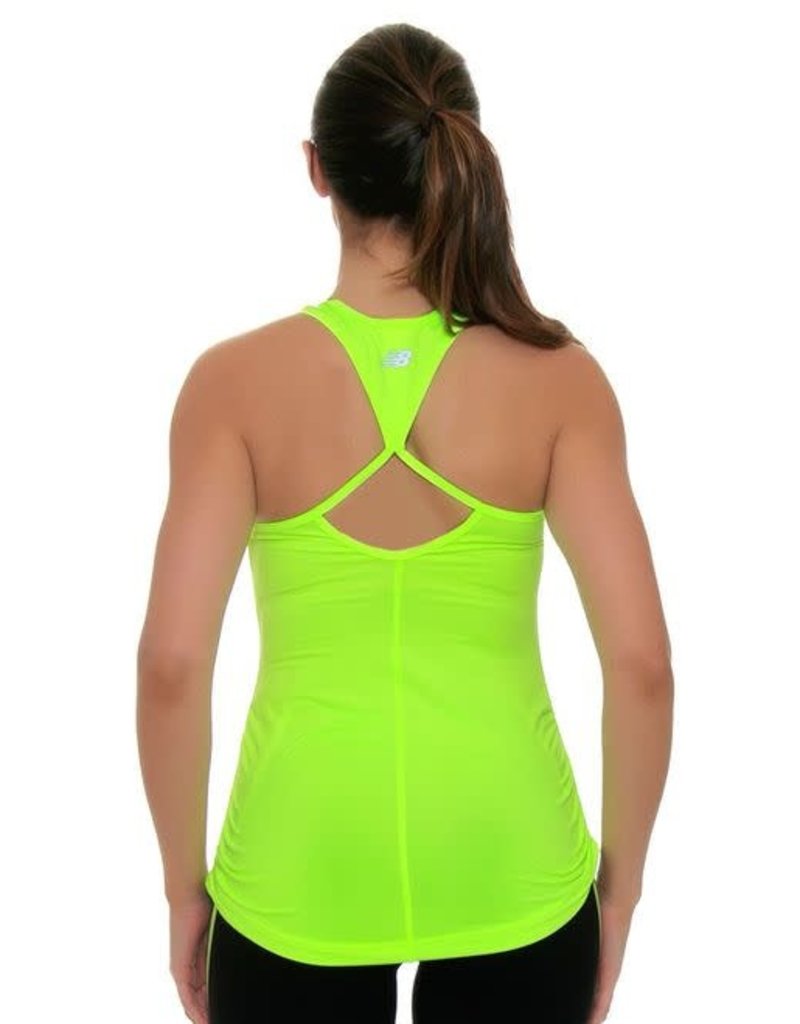 NEW BALANCE SINGLET NEW BALANCE WOMENS PERFECT LIME WT63102