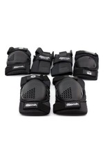 ADRENALINE SKATE PADS CHILDRENS ADRENALINE 6 PIECE SET BLACK