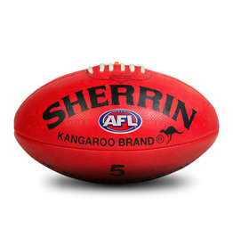 SHERRIN AFL BALL SHERRIN SYNTHETIC RED W1120