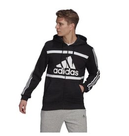 adidas LOUNGEWEAR Essentials Logo Fleece Hoodie - Grey | adidas US