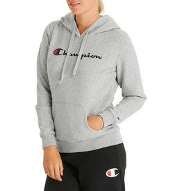 CHAMPION HOODIE CHAMPION WOMENS SCRIPT GREY