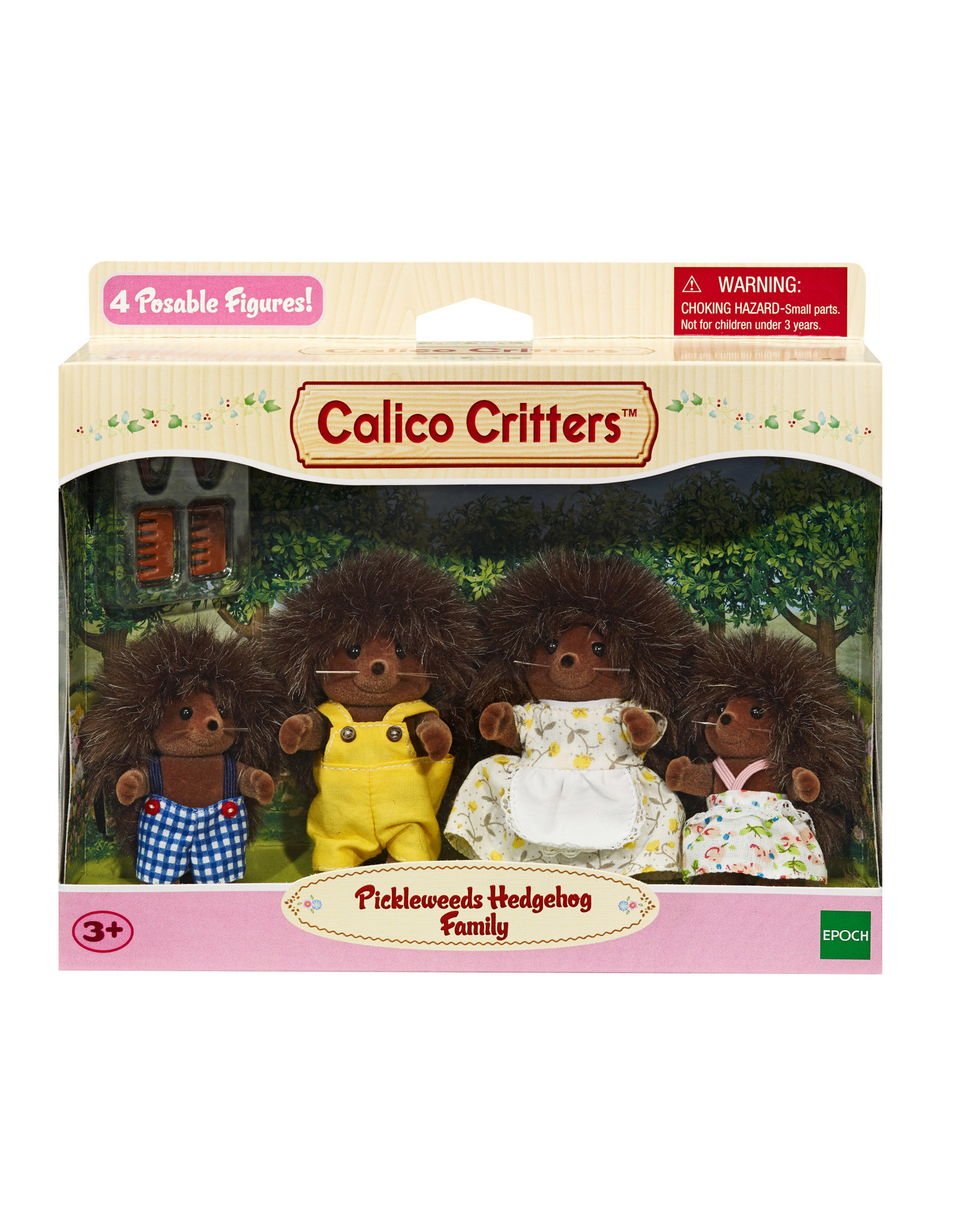 Calico Critters Pickleweeds Hedgehog Family