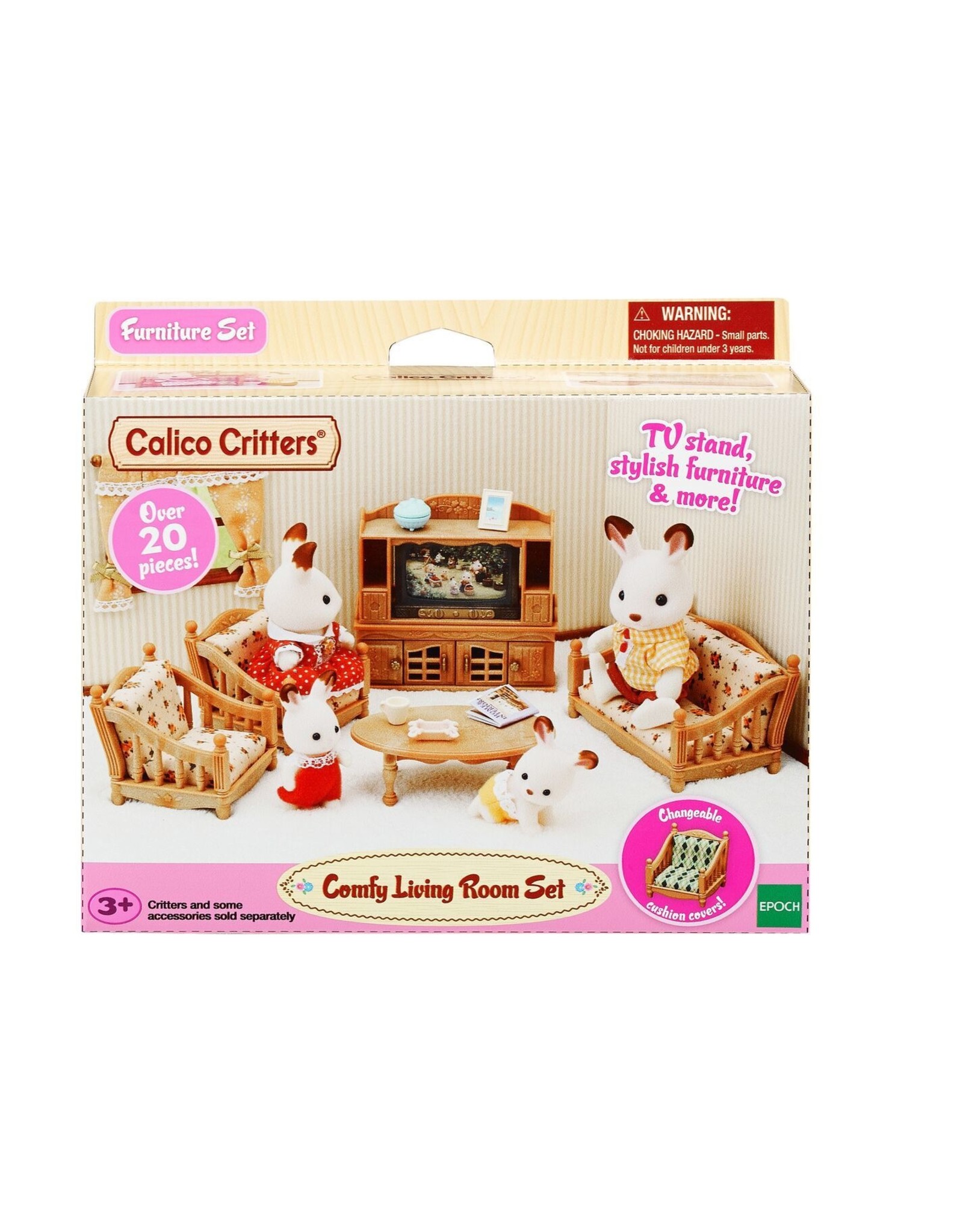 Calico Critters Comfy Living Room Set