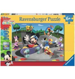Mickey & Minnie: At the Skate Park (100 pc Puzzle)