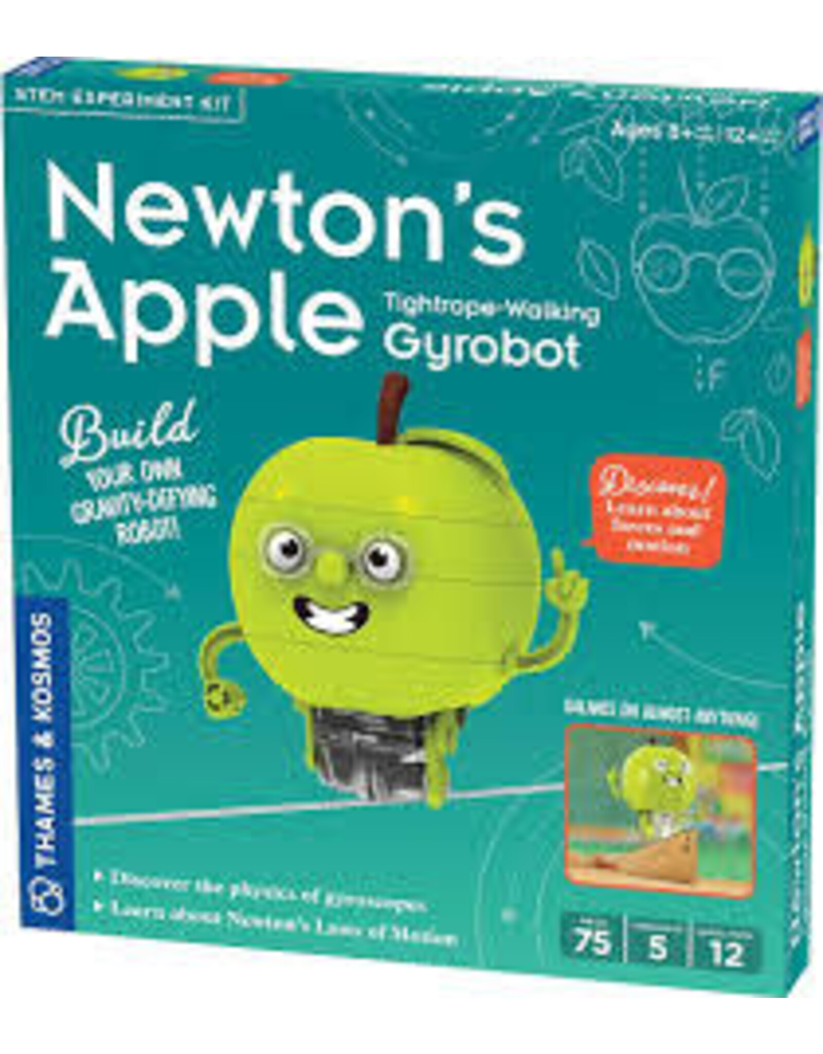 Newton's Apple: Tightrope-Walking Gyrobot
