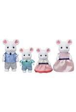 Calico Critters Marshmallow mouse family