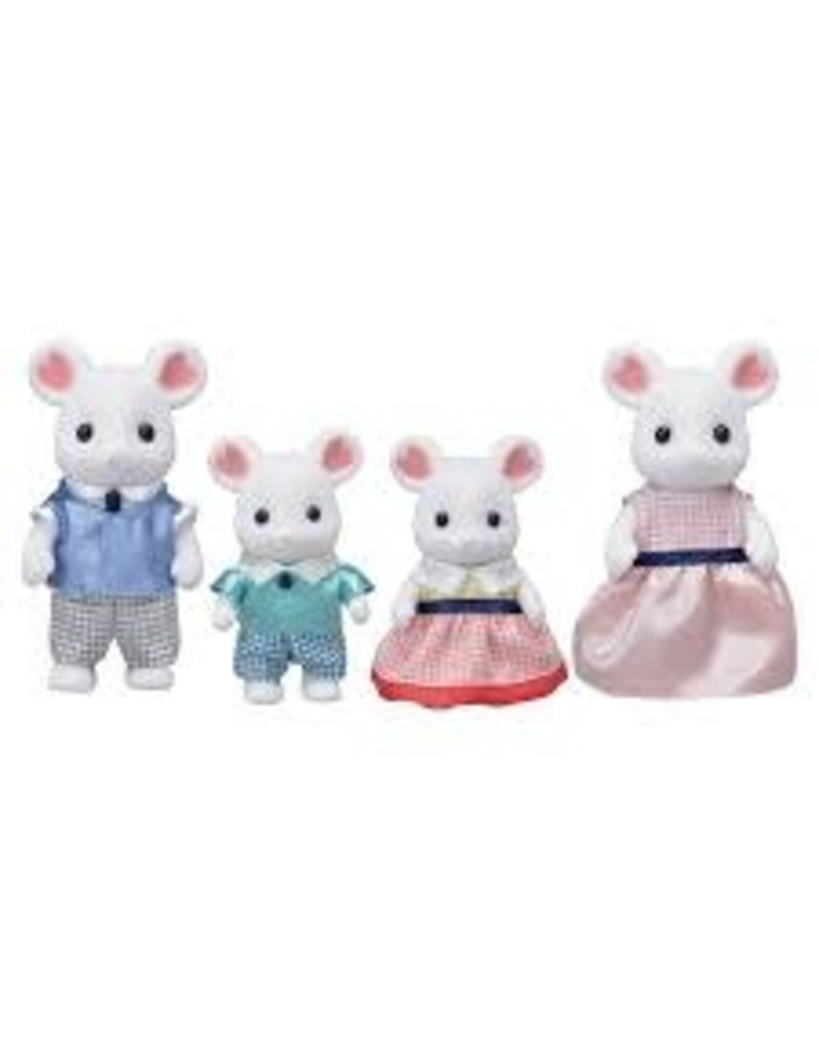 Calico Critters Marshmallow mouse family