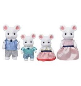 Calico Critters Marshmallow mouse family