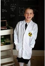 Marie The Scientist Set, Dress, Lab Coat & Necklace, Size 5-6