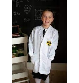 Marie The Scientist Set, Dress, Lab Coat & Necklace, Size 5-6