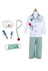 Green Doctor Set, Includes 6 Accessories, Size 3-4