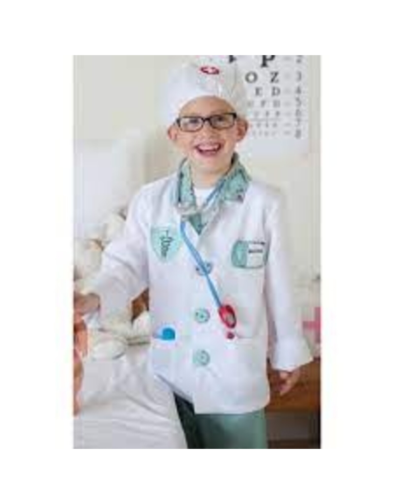 Green Doctor Set, Includes 6 Accessories, Size 3-4