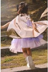 Super-Duper Tutu/Cape/Mask, Metallic Rose Gold/Lilac, Size 4-6