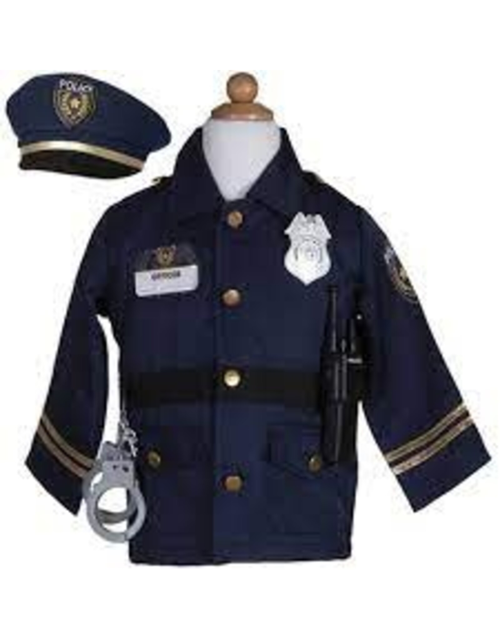 Police Officer Set Includes 5 Accessories, Size 5-6