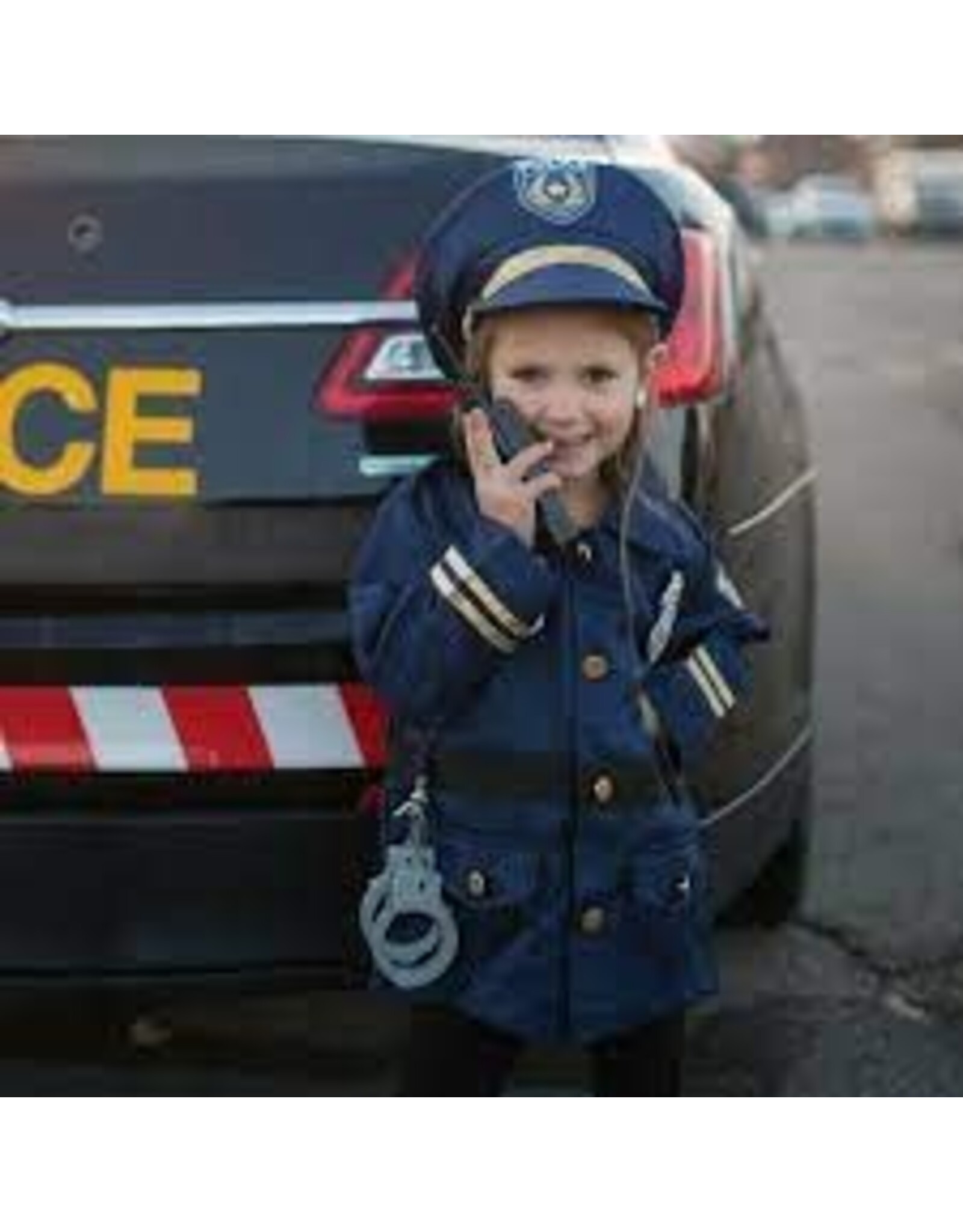 Police Officer Set Includes 5 Accessories, Size 5-6
