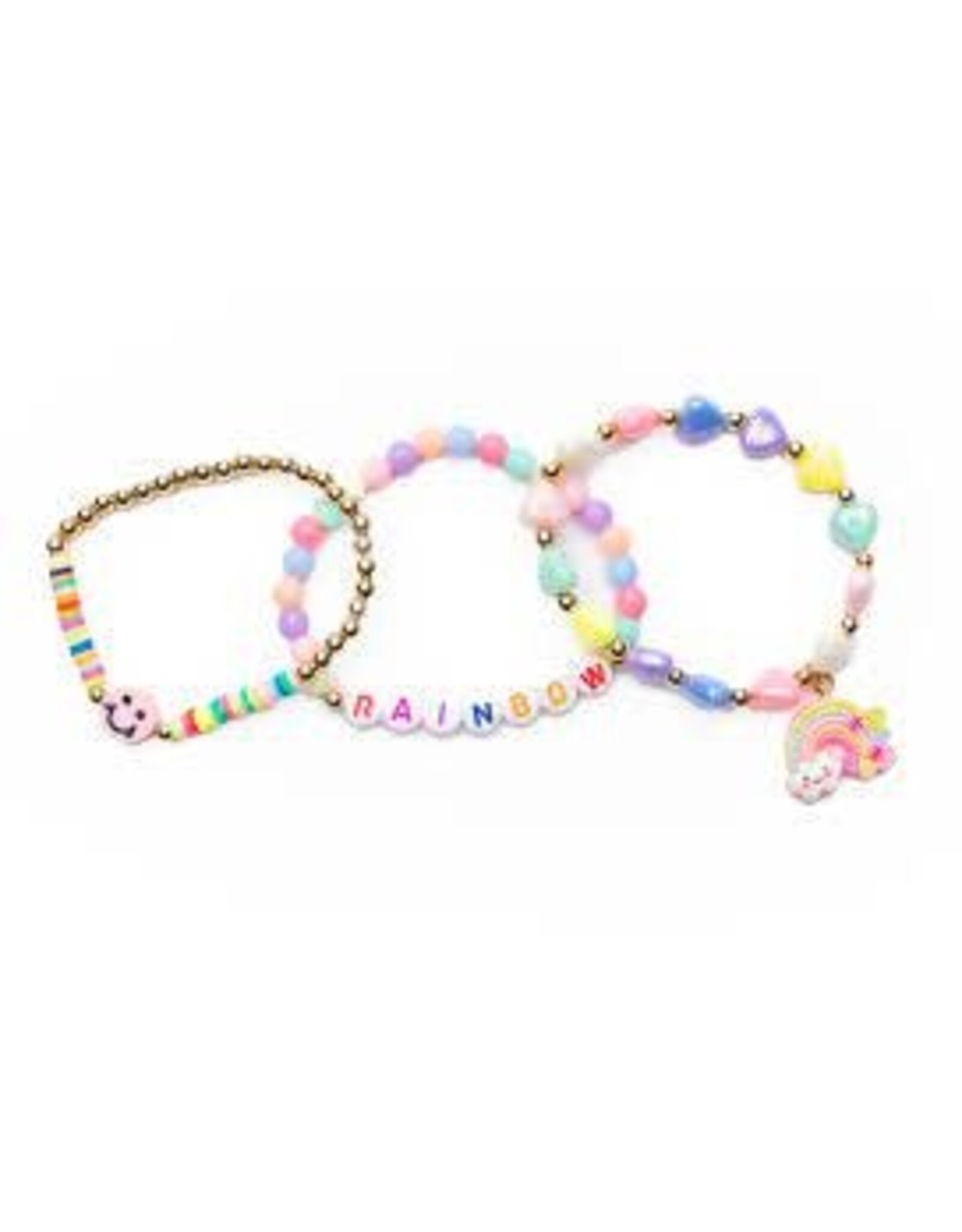 Rainbow Smiles Bracelet 3pc Set