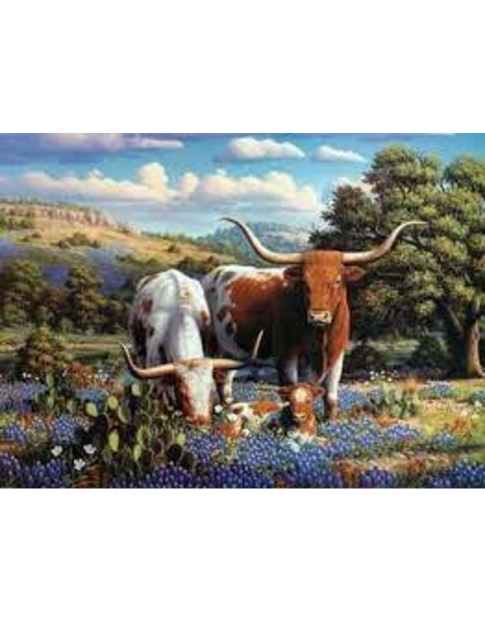 Loving Longhorns 500 pc Puzzle