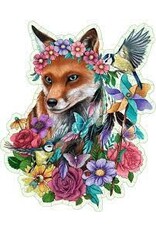 WOOD: Colorful Fox 150 pc Shape Puzzle