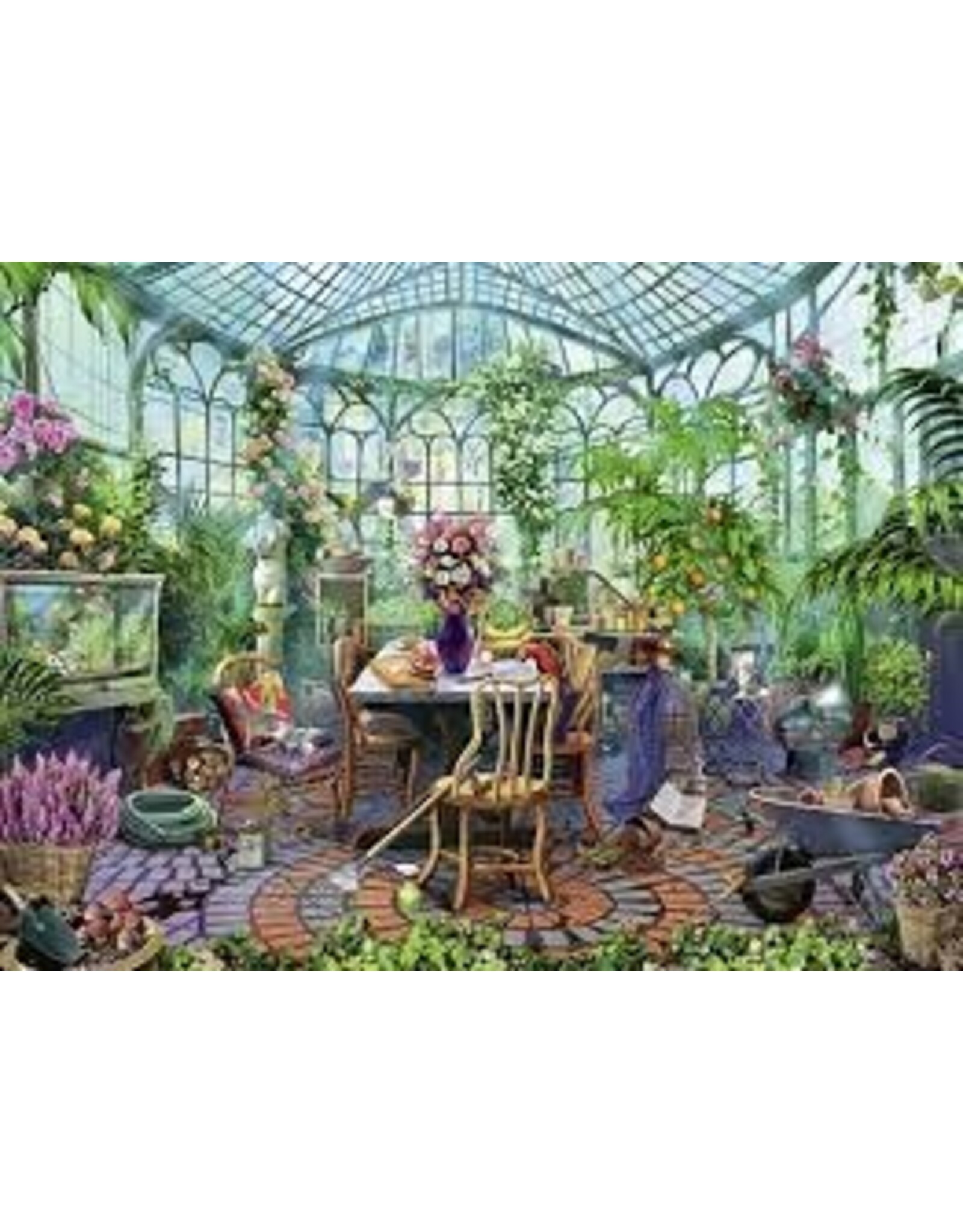 Greenhouse Morning 500 pc Puzzle