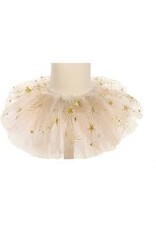 Sparkle Star Tutu, White/Gold, Size 4-6