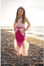 Mermaid Glimmer Skirt w/Tiara, Pink, Size 5-6