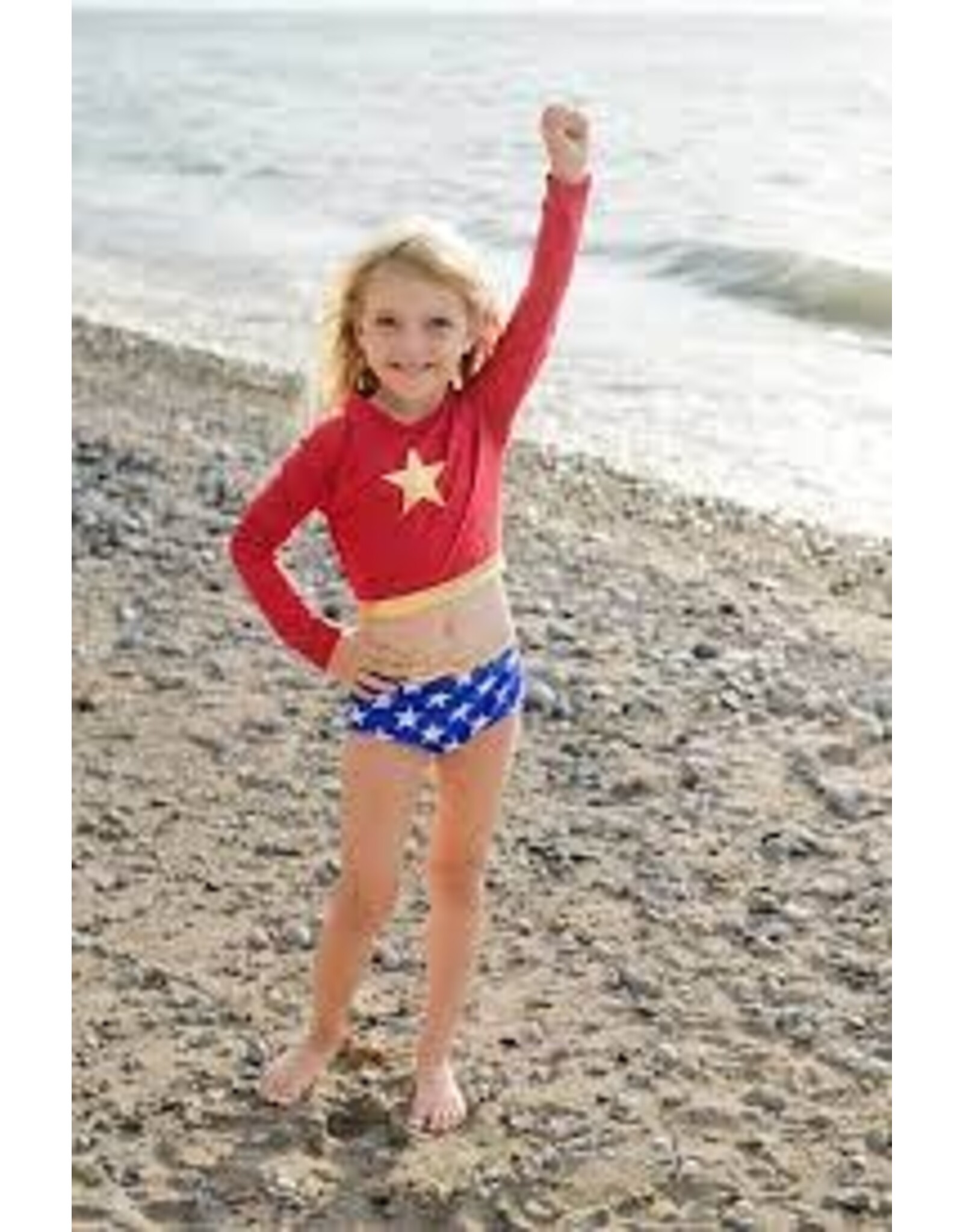 Wonder Girl Swimsuit, Two-Piece, Size 3-4