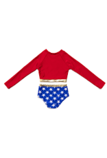 Wonder Girl Swimsuit, Two-Piece, Size 3-4