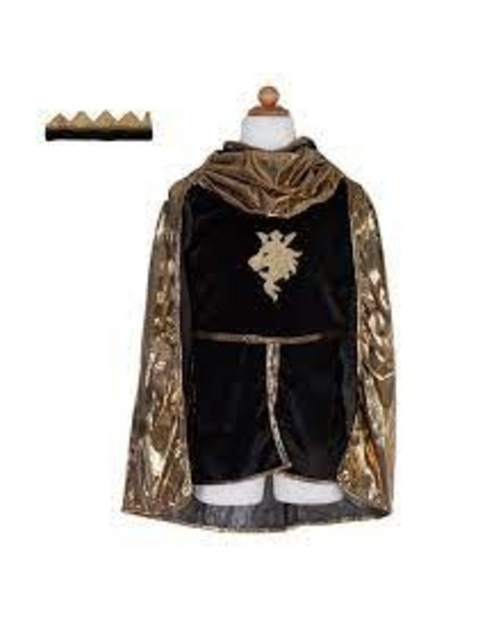 Golden Knight With Tunic, Cape, & Crown, Size 5-6