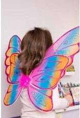 Glitter Rainbow Wings, Multi/Fuchsia