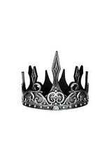 Medieval Crown, Silver/Black