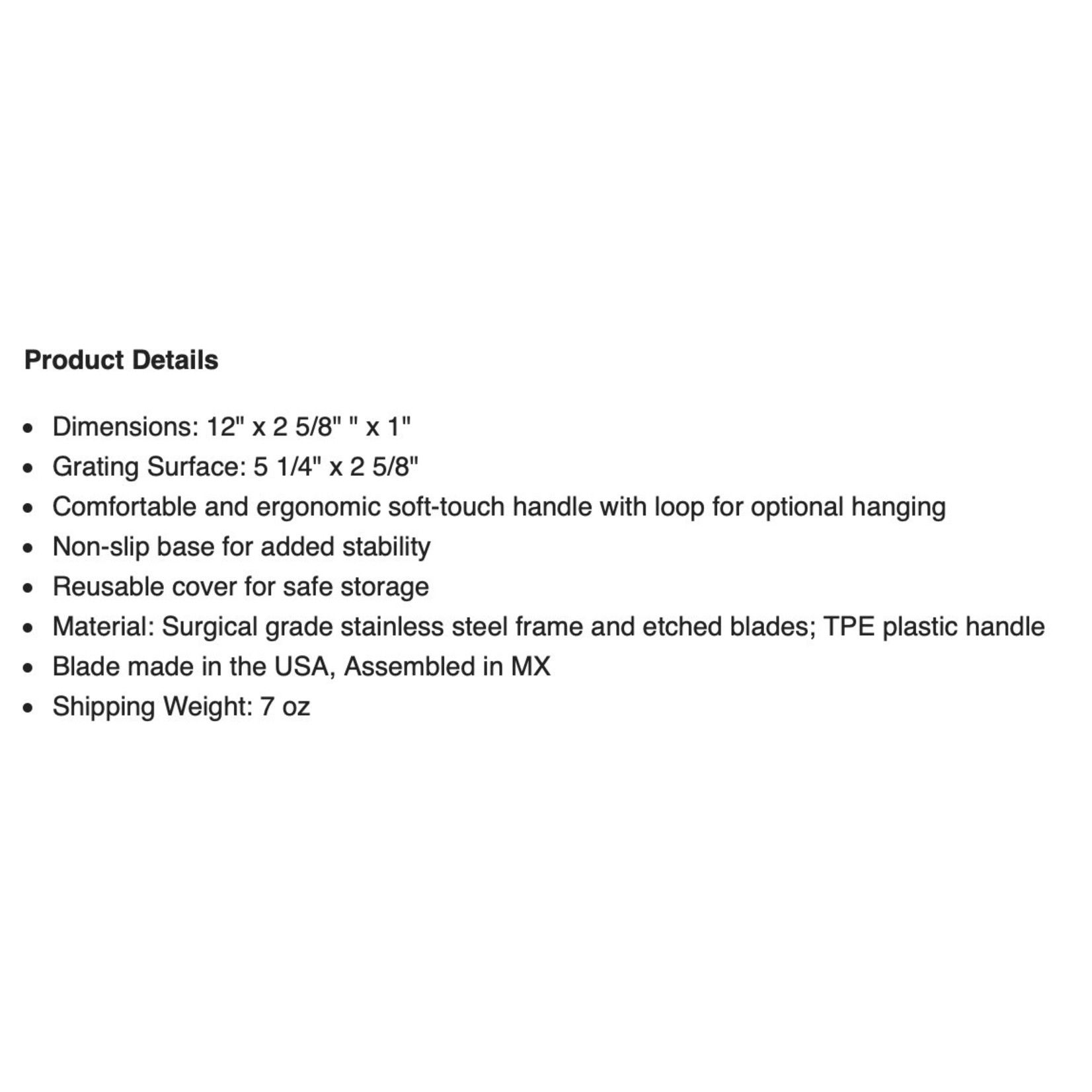 MICROPLANE MICROPLANE Gourmet Ribbon Grater - Black